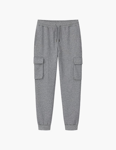 FLEECE CARGO PANTS